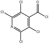 2,3,5,6-テトラクロロイソニコチノイルクロリド 化学構造式