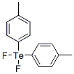 ビス(4-メチルフェニル)ジフルオロテルル(IV) 化学構造式