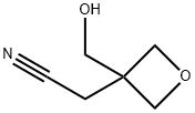 (3-羟甲基-氧杂环丁烷-3-基)乙腈 结构式