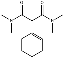 2-(1-Cyclohexen-1-yl)-N,N,N',N',2-pentamethylpropanediamide Structure