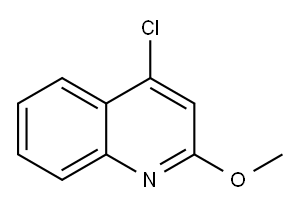 2-メトキシ-4-クロロキノリン 化学構造式
