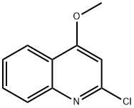 2-クロロ-4-メトキシキノリン 化学構造式