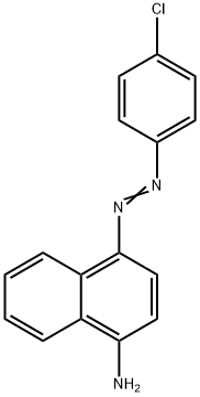 4-(4-Chlorophenylazo)-1-naphtylamine Struktur