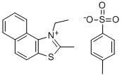 1-乙基-2-甲基萘[1,2-D]噻唑鎓甲苯对磺酸盐 结构式