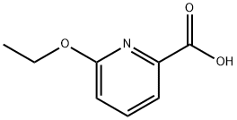 6-エトキシピリジン-2-カルボン酸 化学構造式