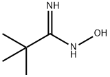 N'-ヒドロキシ-2,2-ジメチルプロパンイミドアミド 化学構造式