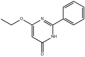 6-エトキシ-2-フェニルピリミジン-4(1H)-オン 化学構造式
