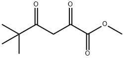 5,5-二甲基-2,4-二氧己酸甲酯 结构式