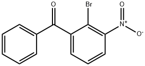 2-ブロモ-3-ニトロベンゾフェノン 化学構造式