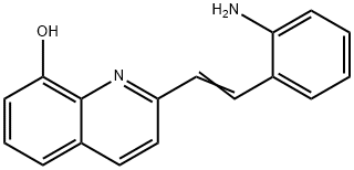 2-[2-(2-氨基苯基)乙烯基]-8-羟基喹啉, 429651-60-5, 结构式