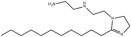 N-[2-(4,5-dihydro-2-undecyl-1H-imidazol-1-yl)ethyl]ethylenediamine 结构式
