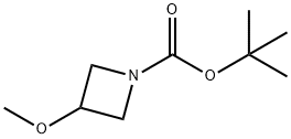 1-BOC-3-メトキシアゼチジン 化学構造式