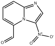 IMidazo[1,2-a]pyridine-5-carboxaldehyde, 3-nitro- Struktur
