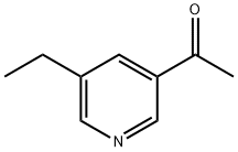 Ethanone, 1-(5-ethyl-3-pyridinyl)- (9CI) 化学構造式