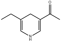 Ethanone, 1-(5-ethyl-1,4-dihydro-3-pyridinyl)- (9CI) Structure