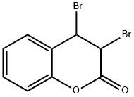 3,4-二溴-3,4-二氢香豆素 结构式