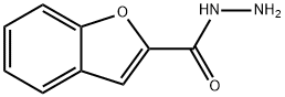 1-苯并呋喃-2-碳酰肼 结构式