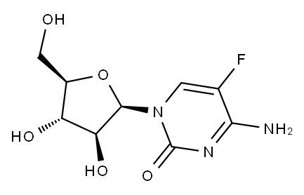 5-FLUOROCYTOSINE ARABINOSIDE Structure