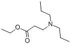 ETHYL 3-DI-N-PROPYLAMINOPROPIONATE 化学構造式