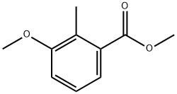 3-メトキシ-2-メチル安息香酸メチル 化学構造式