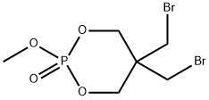 5,5-bis(bromomethyl)-2-methoxy-1,3,2-dioxaphosphorinane 2-oxide Structure