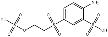 4-beta-羟乙砜硫酸酯苯胺-2-磺酸,42986-22-1,结构式