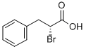 (R)-2-ブロモ-3-フェニルプロピオン酸 化学構造式