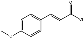 trans-3-(4-Methoxyphenyl)-acryloyl  chloride Struktur
