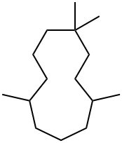 1,1,4,8-Tetramethylcycloundecane Structure