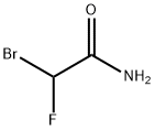 2-ブロモ-2-フルオロアセトアミド 化学構造式