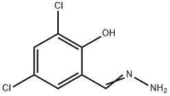 3,5-DICHLORO-2-HYDROXYBENZALDEHYDE HYDRAZONE Struktur