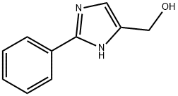 (2-苯基-3H-咪唑基-4-基)甲醇,43002-54-6,结构式