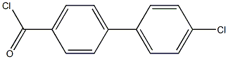 4'-CHLOROBIPHENYL-4-CARBONYL CHLORIDE Structure