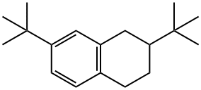 2,7-Bis(1,1-dimethylethyl)-1,2,3,4-tetrahydronaphthalene 结构式