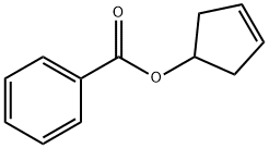 Benzoic acid 3-cyclopentenyl ester Structure