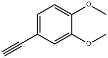 4‐エチニル‐1,2‐ジメトキシベンゼン 化学構造式