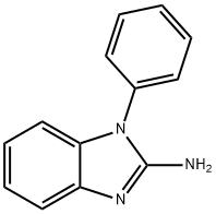1-苯基-1H-苯并咪唑-2-胺 结构式