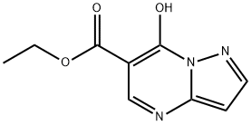 7-羟基吡唑并[1,5-A]嘧啶-6-甲酸乙酯, 43024-61-9, 结构式