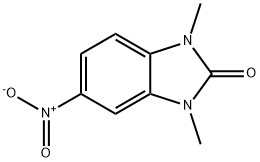 1,3-Dimethyl-5-nitro-1H-benzo[d]imidazol-2(3H)-one Struktur
