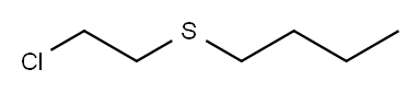 2-chloroethyl butyl sulfide Structure