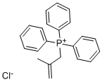 (2-甲基烯丙基)三苯基氯化膦, 4303-59-7, 结构式