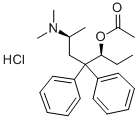 Levomethadyl acetate hydrochloride Struktur