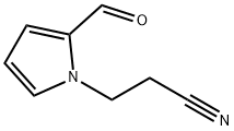 3-(2-FORMYL-1H-PYRROL-1-YL)PROPANENITRILE 化学構造式