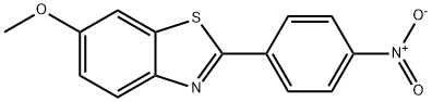 6-甲氧基-2-(4-硝基苯基)苯并噻唑 结构式