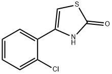 4-(2-氯苯基)-2,3-二氢-1,3-噻唑-2-酮 结构式