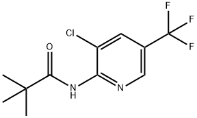N-[3-CHLORO-5-(TRIFLUOROMETHYL)-2-PYRIDINYL]-2,2-DIMETHYLPROPANAMIDE Struktur