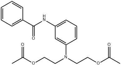 3-(N,N-二乙酰氧乙基)氨基苯甲酰苯胺, 43051-43-0, 结构式