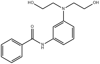 3-Benzamidophenyliminodiethanol Struktur