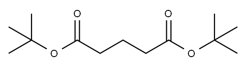 グルタル酸ジ-TERT-ブチル 化学構造式