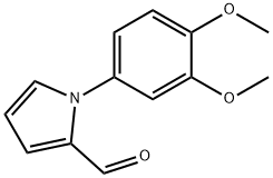 1-(3,4-DIMETHOXYPHENYL)-1H-PYRROLE-2-CARBALDEHYDE 结构式